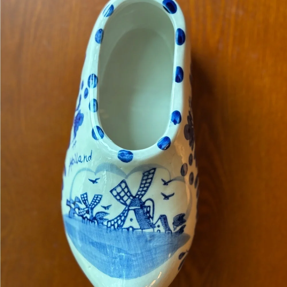 Holland Shoe Dutch Porcelain Vintage